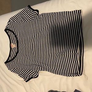 Black & white striped shirt